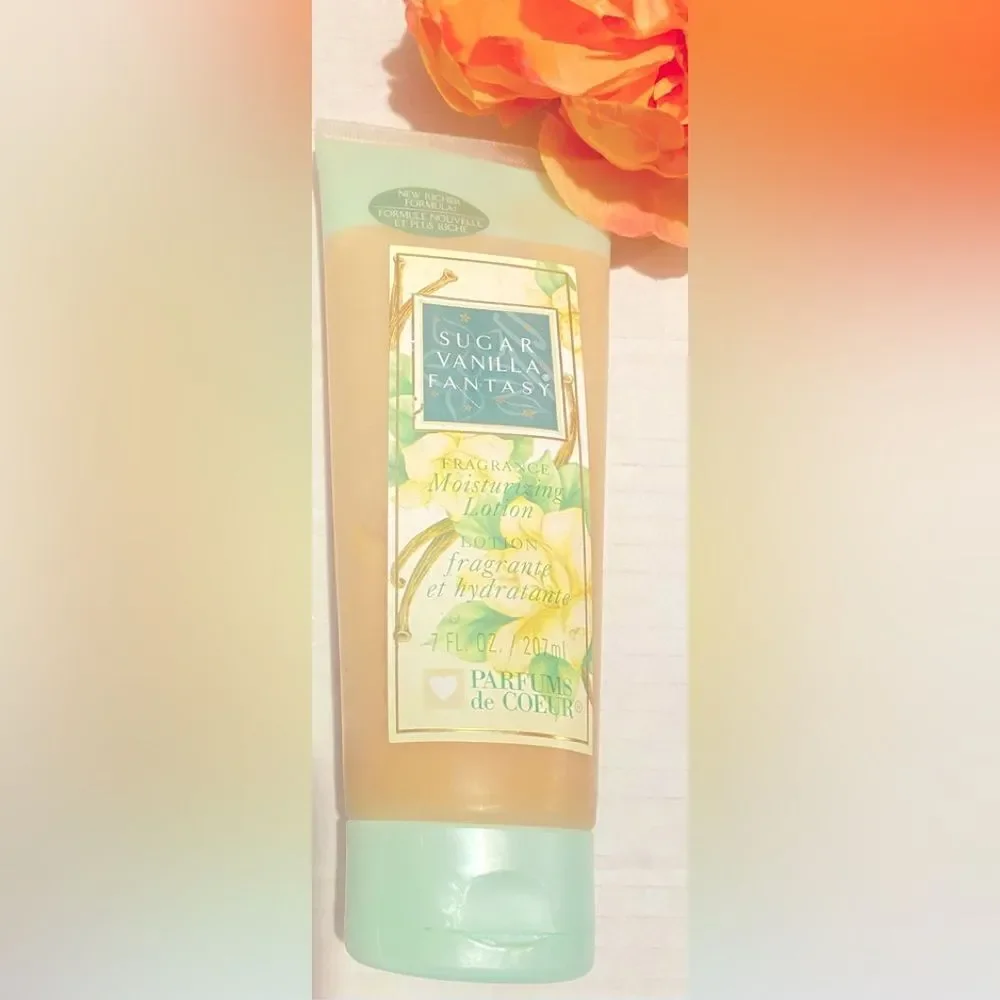 🎁  Sugar Vanilla Fantasy Parfums de Coeur Fragrance Moisturizing Lotion 7 fl oz